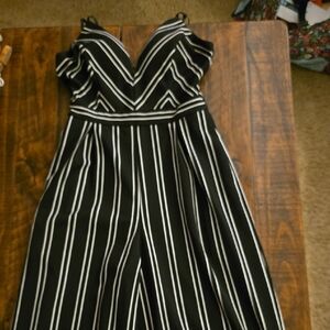 Emerald Sundae Monochrome Striped Outfit